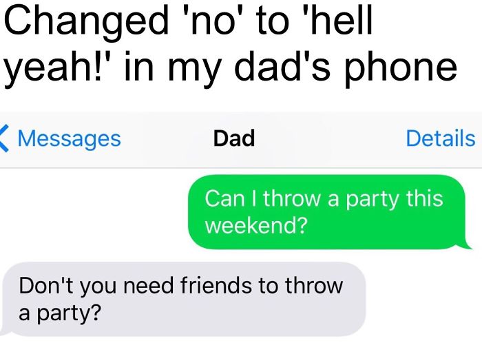 Funny Dad Text