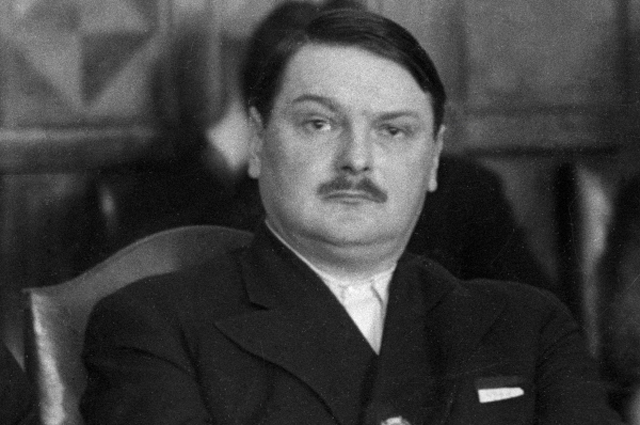Cоветский государственный и партийный деятель Андрей Жданов. 1937 год