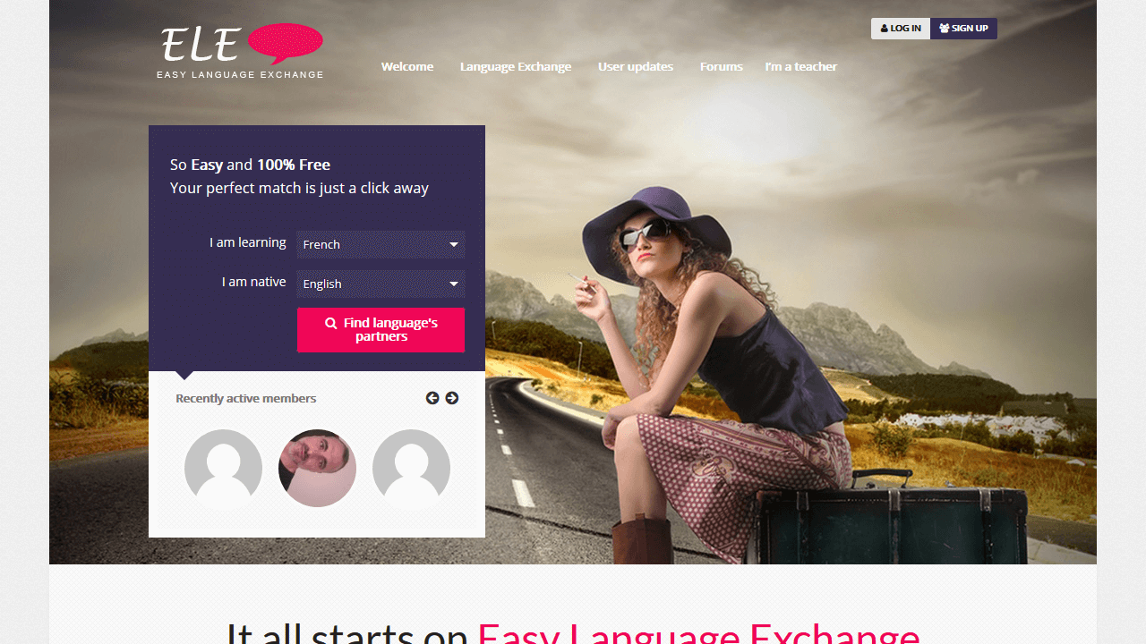 easylanguageexchange.com