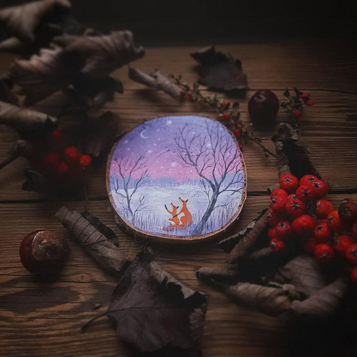 Рисунки на деревянных спилах Forest Design Рисунки на деревянных спилах Forest Design