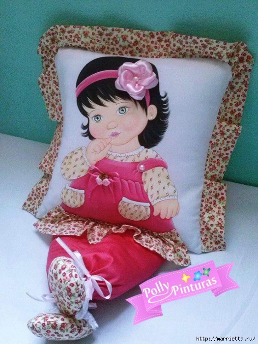 Детские подушки-куклы с росписью акриловыми красками (11) (525x700, 319Kb)