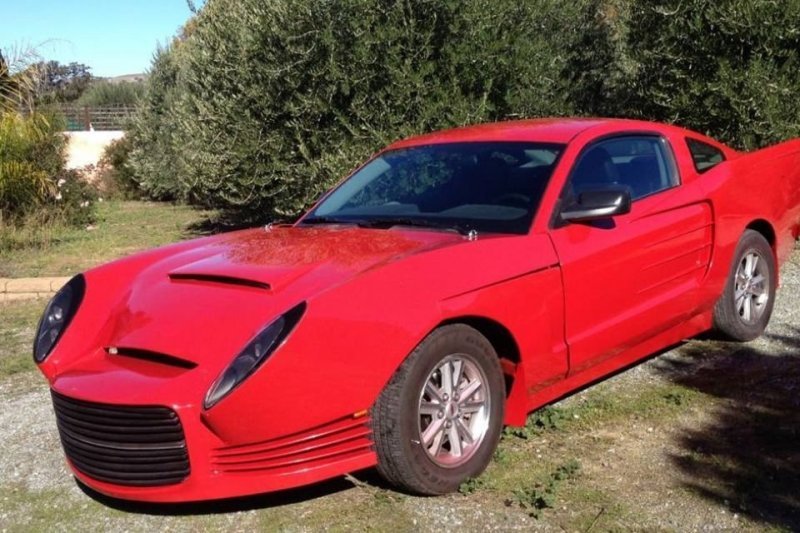Ford Mustang Ford Mustang авто, автодизайн, автомобили, автотюнинг, колхоз, прикол, своими руками, тюнинг