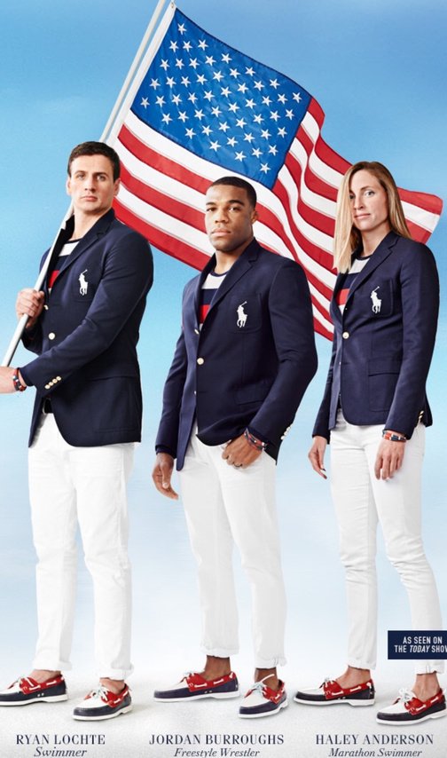 Олимпийская сборная США получила форму с флагом России на груди