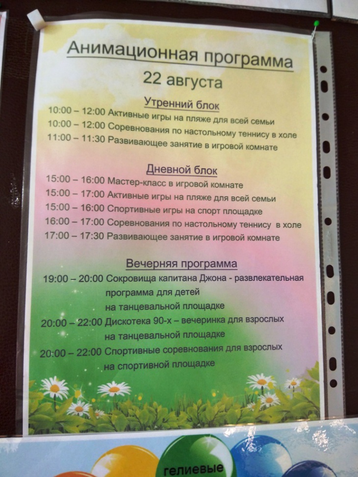 санатории Славутич отчет