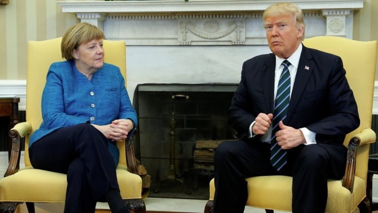 Стали известны темы предстоящих переговоров Меркель и Трампа