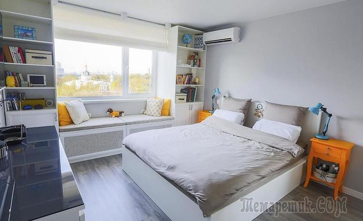 Светлая квартира 50 м² на Площади Ильича
