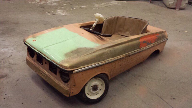Да что тут говорить, смотрите сами! Да что тут говорить, смотрите сами! авто, автомобили, восстановление, детская машинка, москвич, педальная машинка, педальный москвич, реставрация