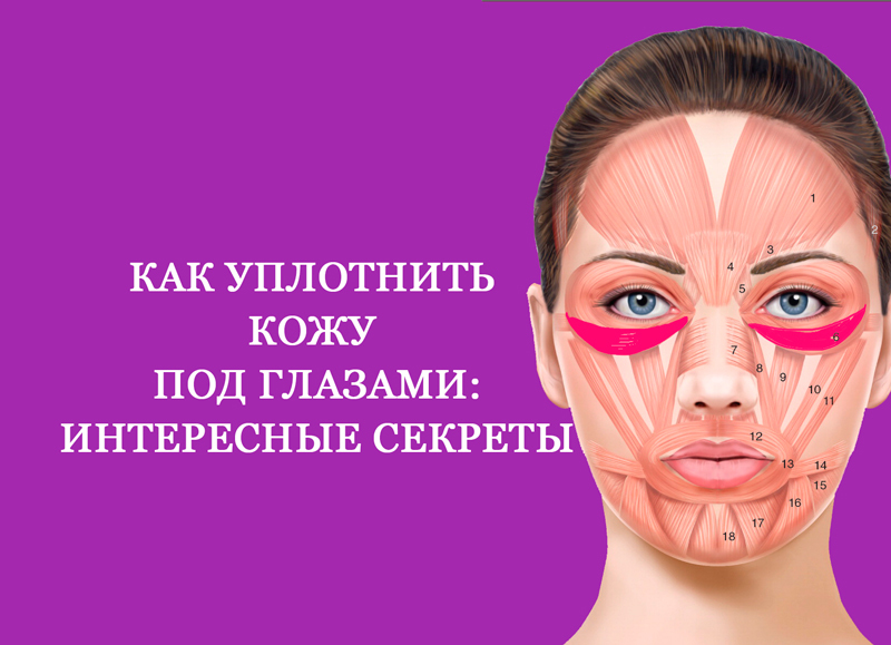 Как уплотнить кожу под глазами? Интересные секреты Как уплотнить кожу под глазами? Интересные секреты