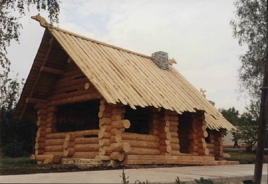 Русская изба. Чем крыли крыши.