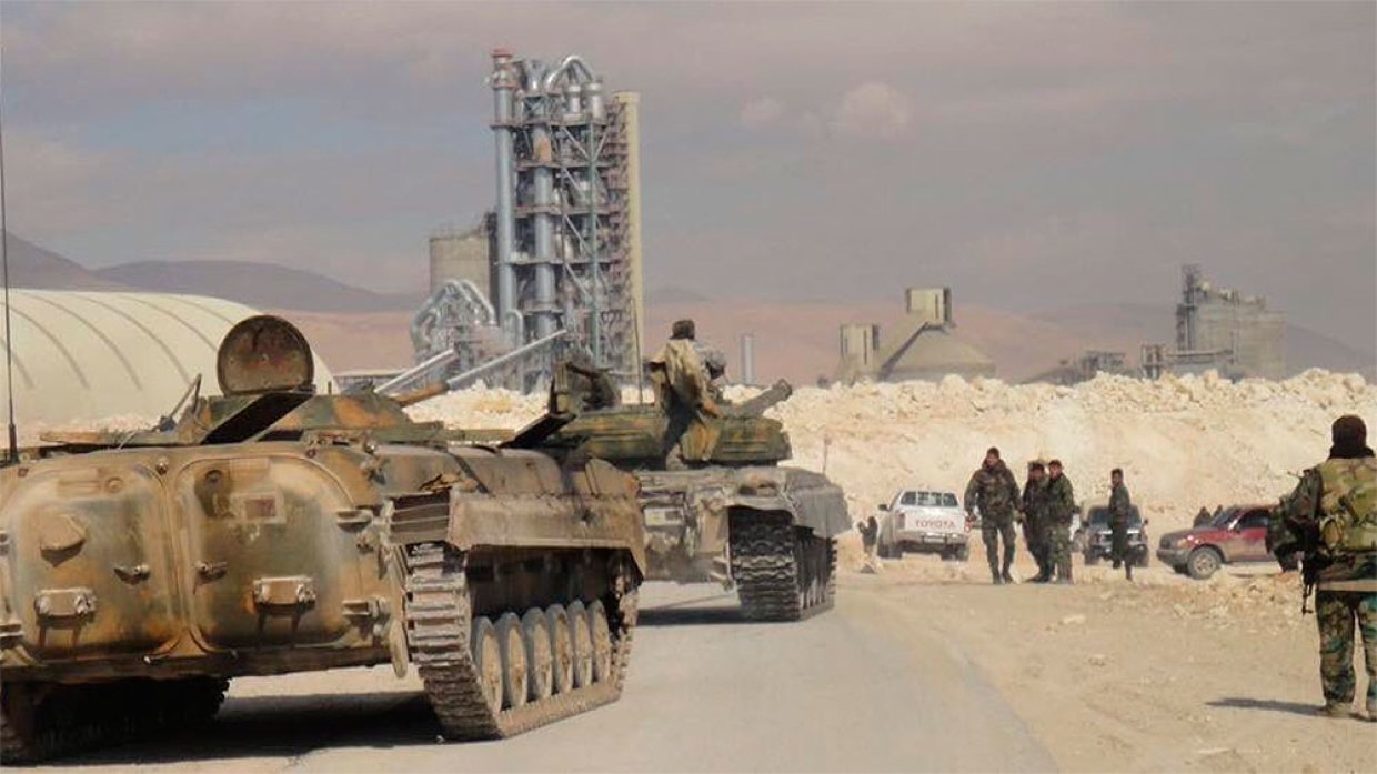 Сирия: САА захватила оружие и бронетехнику боевиков в Восточном Каламуне