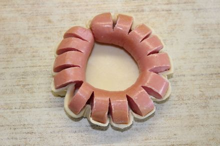 Оригинальная яичница с сосиской для детей. Этап: 4