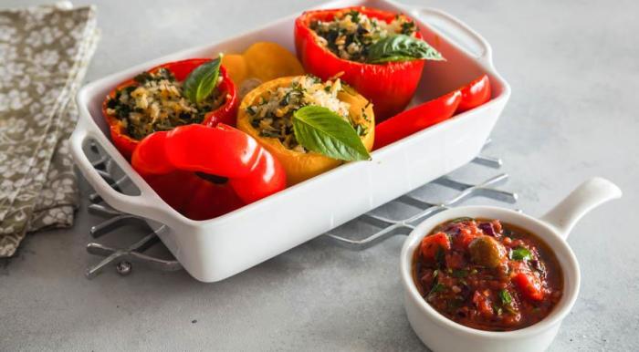 Фаршированные перцы по-итальянски. \ Фото: gastronom.ru. 7 способов приготовить фаршированный перец так, чтобы его уплетали и взрослые, и дети