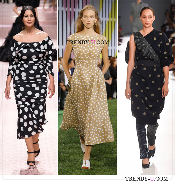 Принт "горох" - один из самый популярных принтов весны и лета 2019. Образы от Dolce & Gabbana, Gucci и Maxmara Принт "горох" - один из самый популярных принтов весны и лета 2019. Образы от Dolce & Gabbana, Gucci и Maxmara