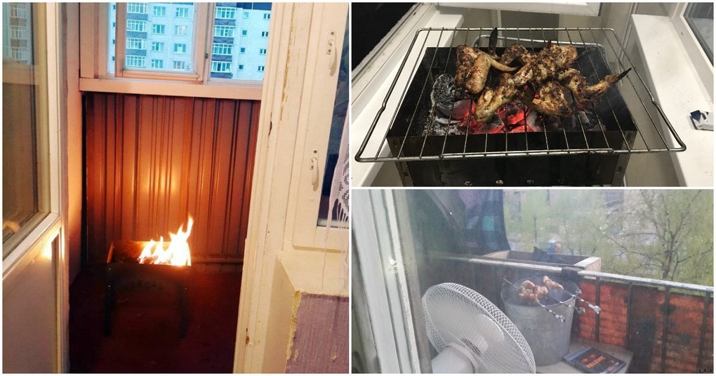 Больше нельзя жарить шашлыки на балконе. Вспоминаем как это было!