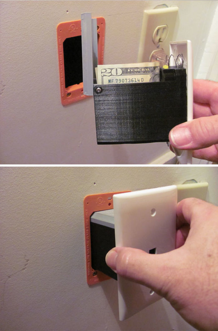 Phone Jack Secret Compartment