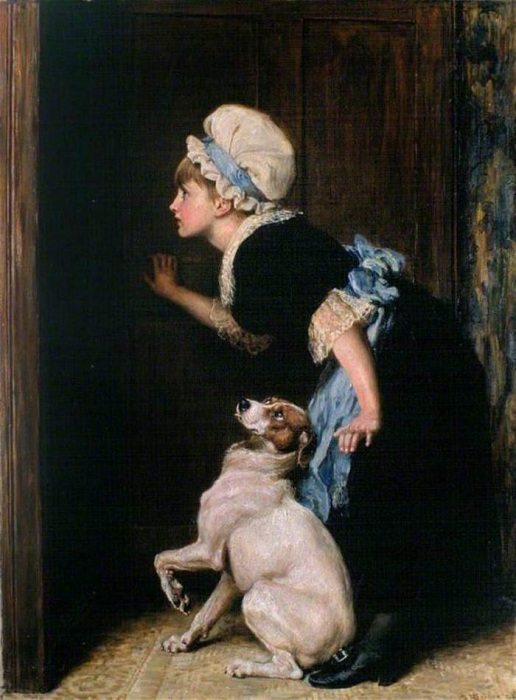 «Маленькие шпионы». Автор: Briton Riviere. «Маленькие шпионы». Автор: Briton Riviere.