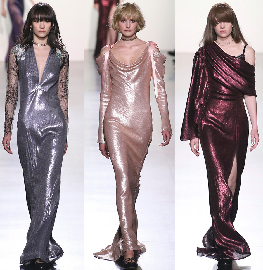 Блестящие платья Tadashi Shoji