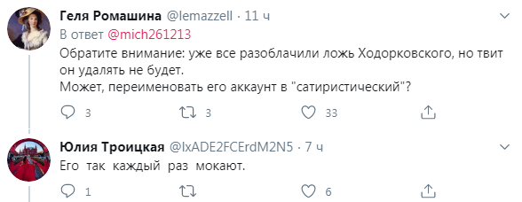 Твиттер Ходорковского переплюнет любой юмористический журнал