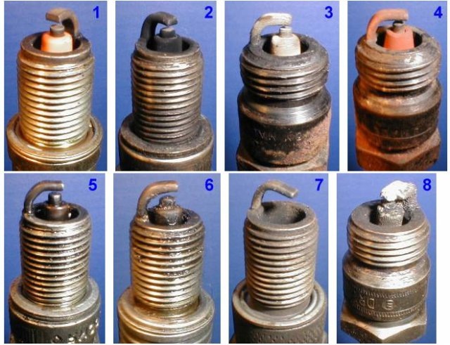 Как определить состояние двигателя по свече зажигания