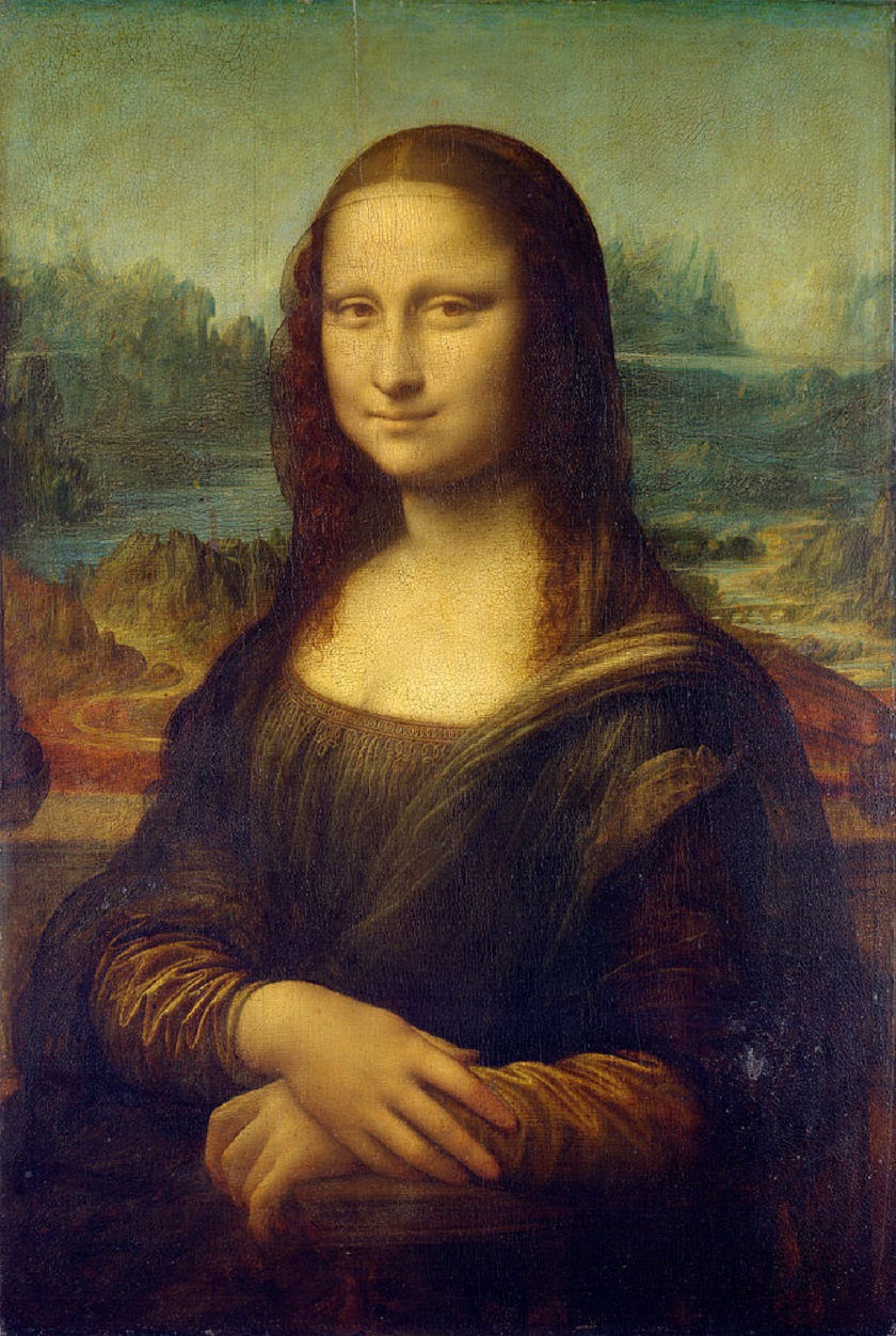 Леонардо да Винчи «Мона Лиза» 1503–1505Хранится в Лувре, Париж. Леонардо да Винчи «Мона Лиза» 1503–1505Хранится в Лувре, Париж.