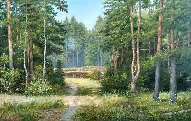 Листья с веток долой, нынче месяц-бродяга. Художник Владимир Куликов Листья с веток долой, нынче месяц-бродяга. Художник Владимир Куликов