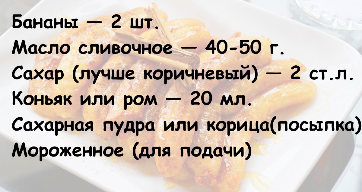 Сладкая неделя: Жареные бананы