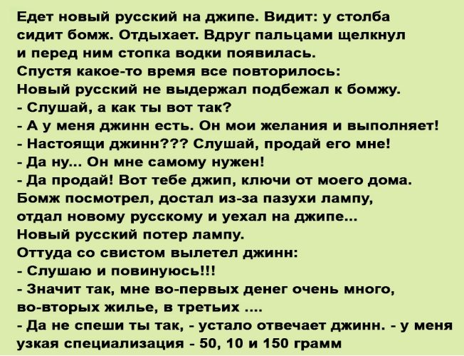 Самые яркие анекдоты недели