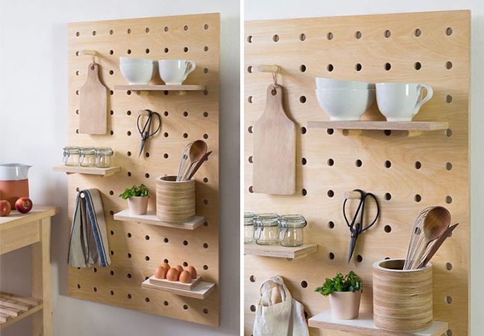 Pegboard из дерева и нет (подборка)