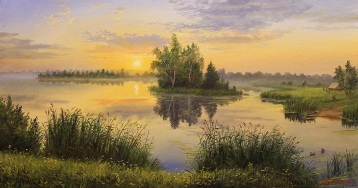 Листья с веток долой, нынче месяц-бродяга. Художник Владимир Куликов Листья с веток долой, нынче месяц-бродяга. Художник Владимир Куликов
