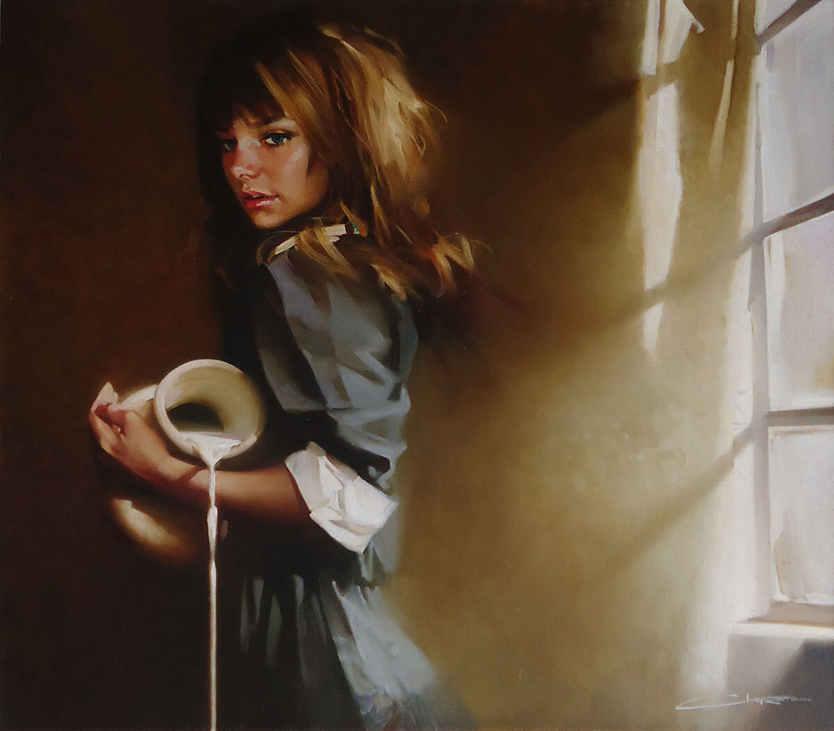 "Молоко", 2013, холст, масло