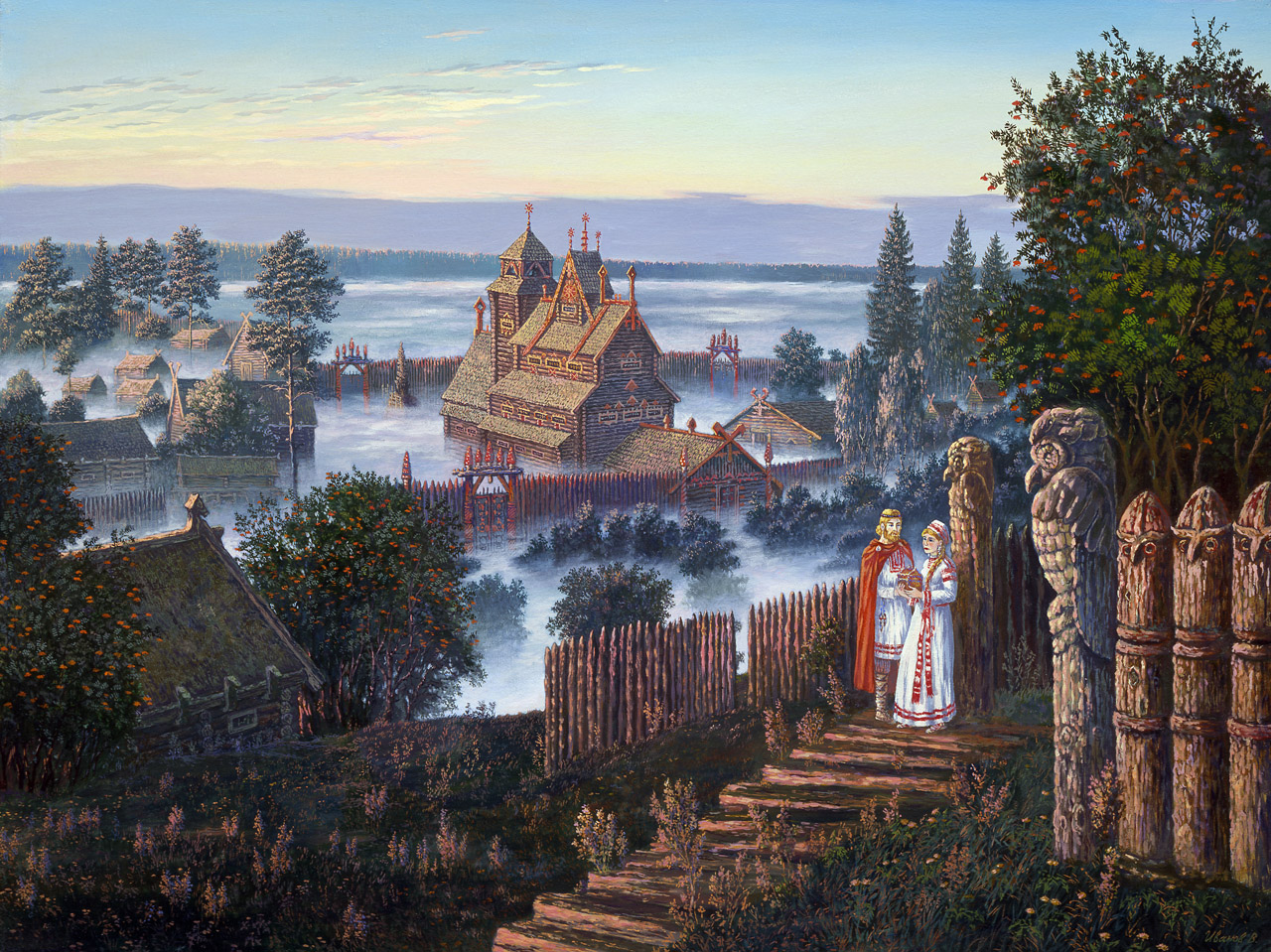 Русская изба. О теремах и хоромах