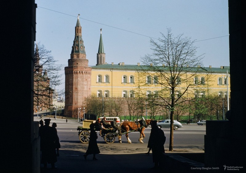 Вид на Кремль из посольства. СССР, американцы., архив, фотографии