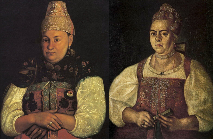 Портрет тверской мещанки. Портрет купчихи в пунцовой душегрее. Как купцы, старообрядцы и художники-самоучки создали новый жанр в русском искусстве: Купеческий портрет
