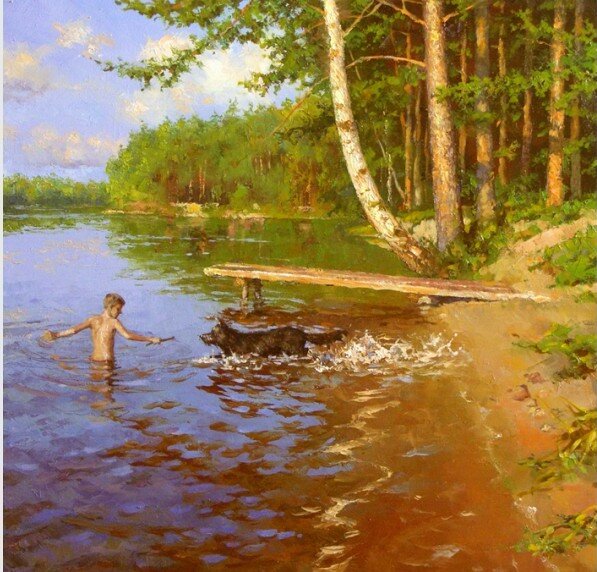 Художник Дмитрий Ильич Левин: мастер настроения