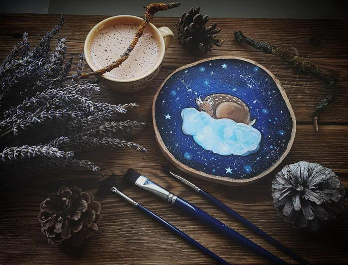 Рисунки на деревянных спилах Forest Design Рисунки на деревянных спилах Forest Design