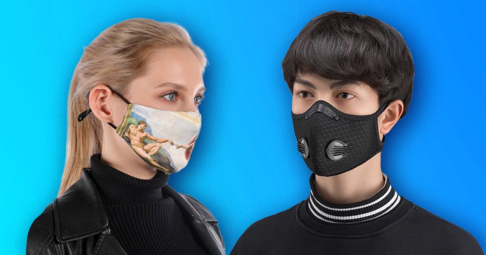 6 качественных защитных масок с Алиэкспресс на каждый день