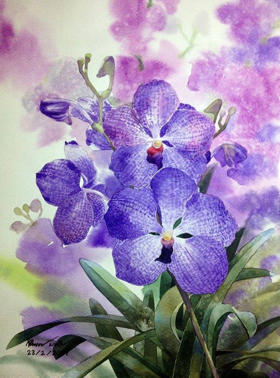 Flowers painting: 