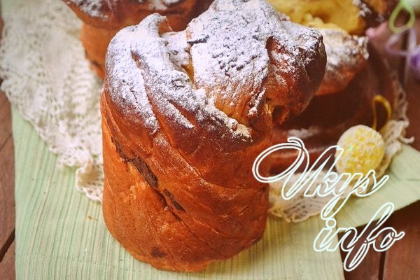 Кружевной кулич