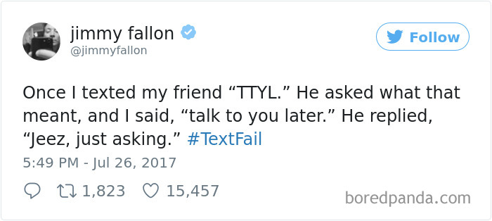 Textfail Tweet