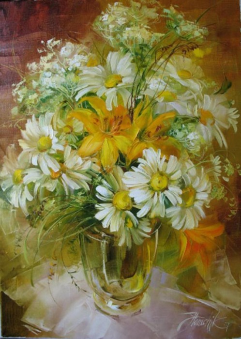 Ромашки. Автор: Анна Хомчик. Ромашки. Автор: Анна Хомчик.
