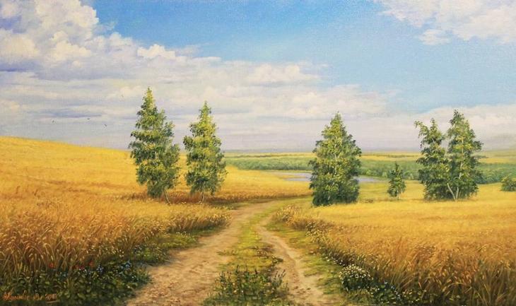 Листья с веток долой, нынче месяц-бродяга. Художник Владимир Куликов Листья с веток долой, нынче месяц-бродяга. Художник Владимир Куликов