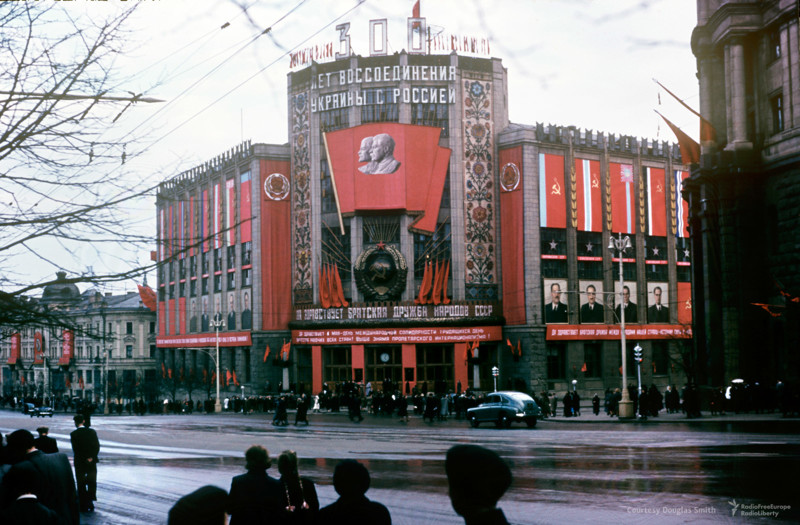 Здание Центрального телеграфа. Тверская, 7. СССР, американцы., архив, фотографии