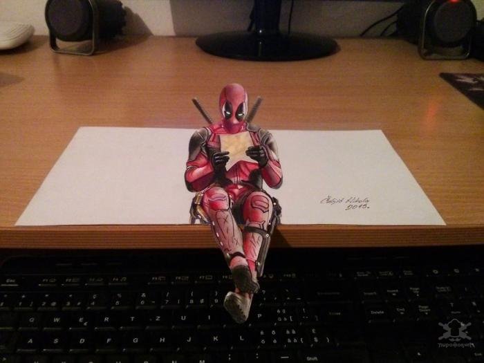 Гиперреалистичные 3D-рисунки Гиперреалистичные 3D-рисунки