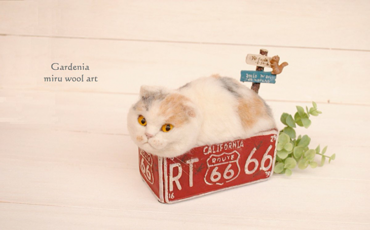 gardenia miru wool art