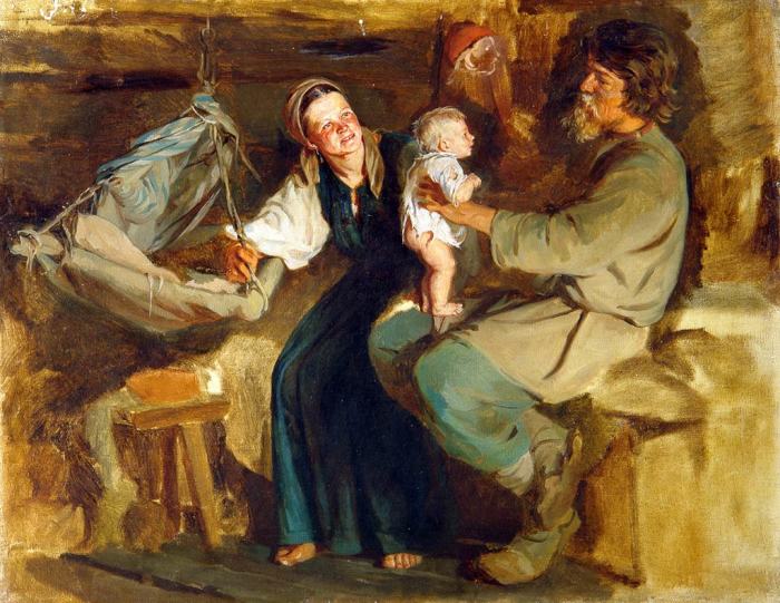 Отцам было важно, чтобы дети были похожи на них./Фото: artmuseum.kaluga.ru Отцам было важно, чтобы дети были похожи на них./Фото: artmuseum.kaluga.ru