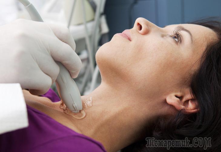Сопровождаются ли проблемы со щитовидной железой болью в шее?
