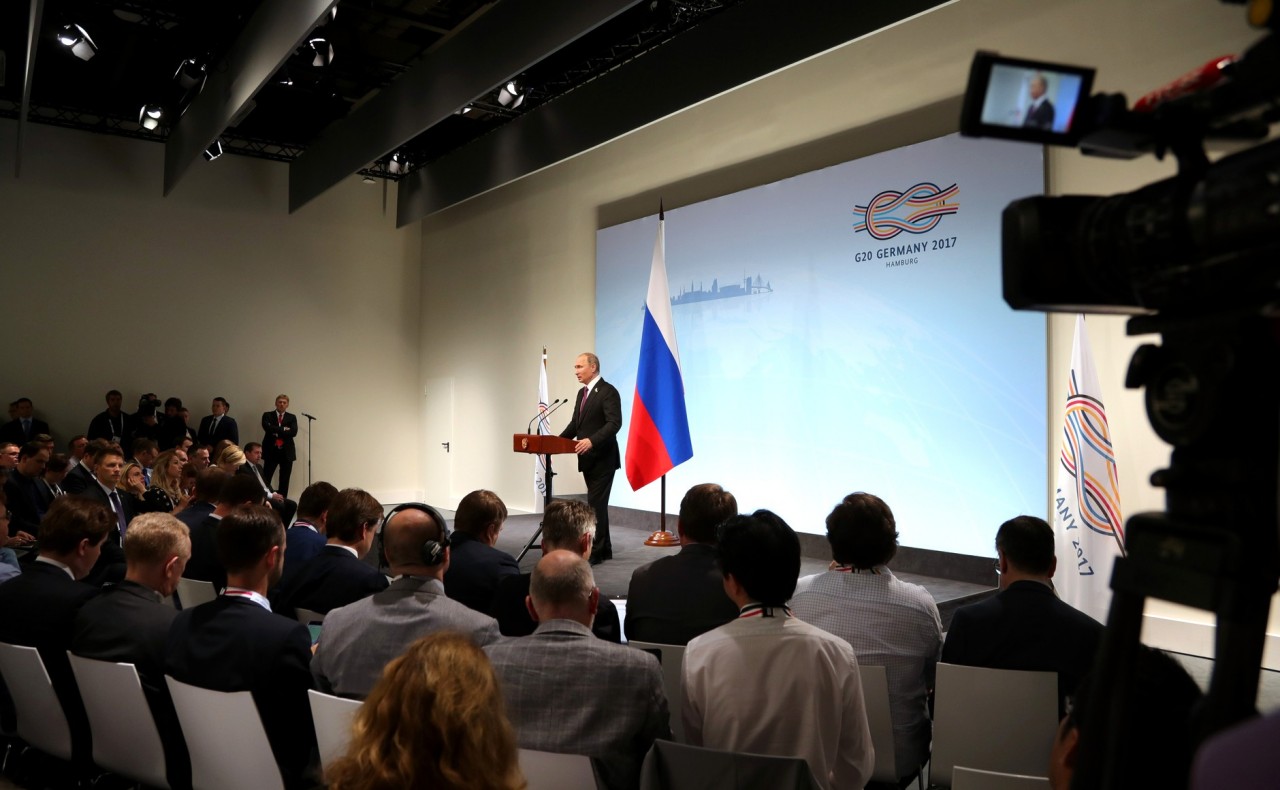 Пресс-конференция по итогам саммита «Группы двадцати».