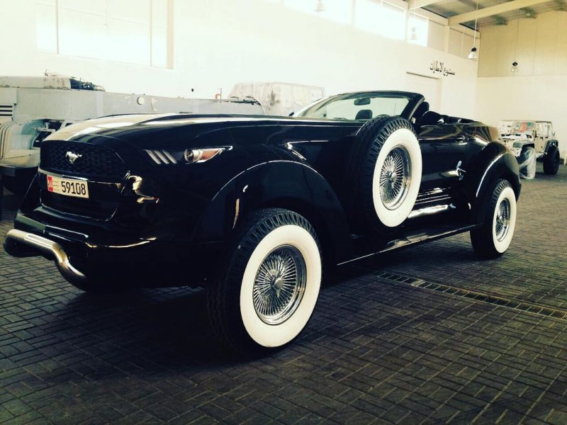 Ford Mustang на шасси Dodge Ram для шейха