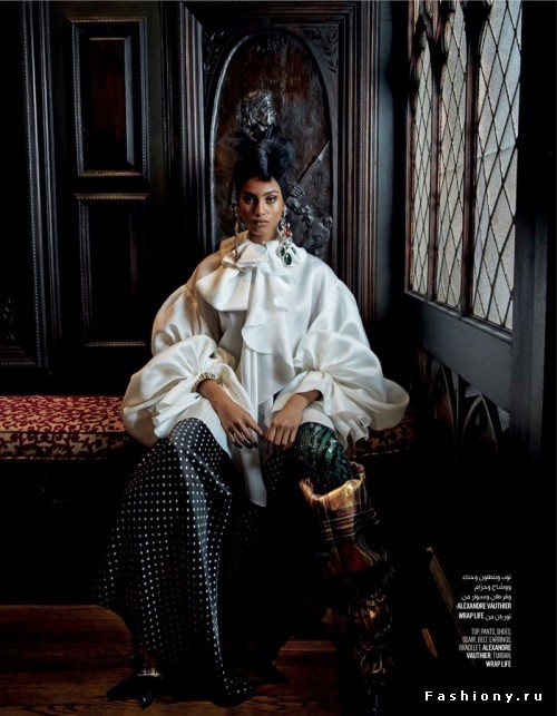 Совместная фотосессия Иман и Имаан для Vogue Arabia Совместная фотосессия Иман и Имаан для Vogue Arabia