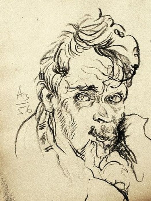 Анатолий Зверев, «Автопортрет». / Фото: www.artchive.ru Анатолий Зверев, «Автопортрет». / Фото: www.artchive.ru